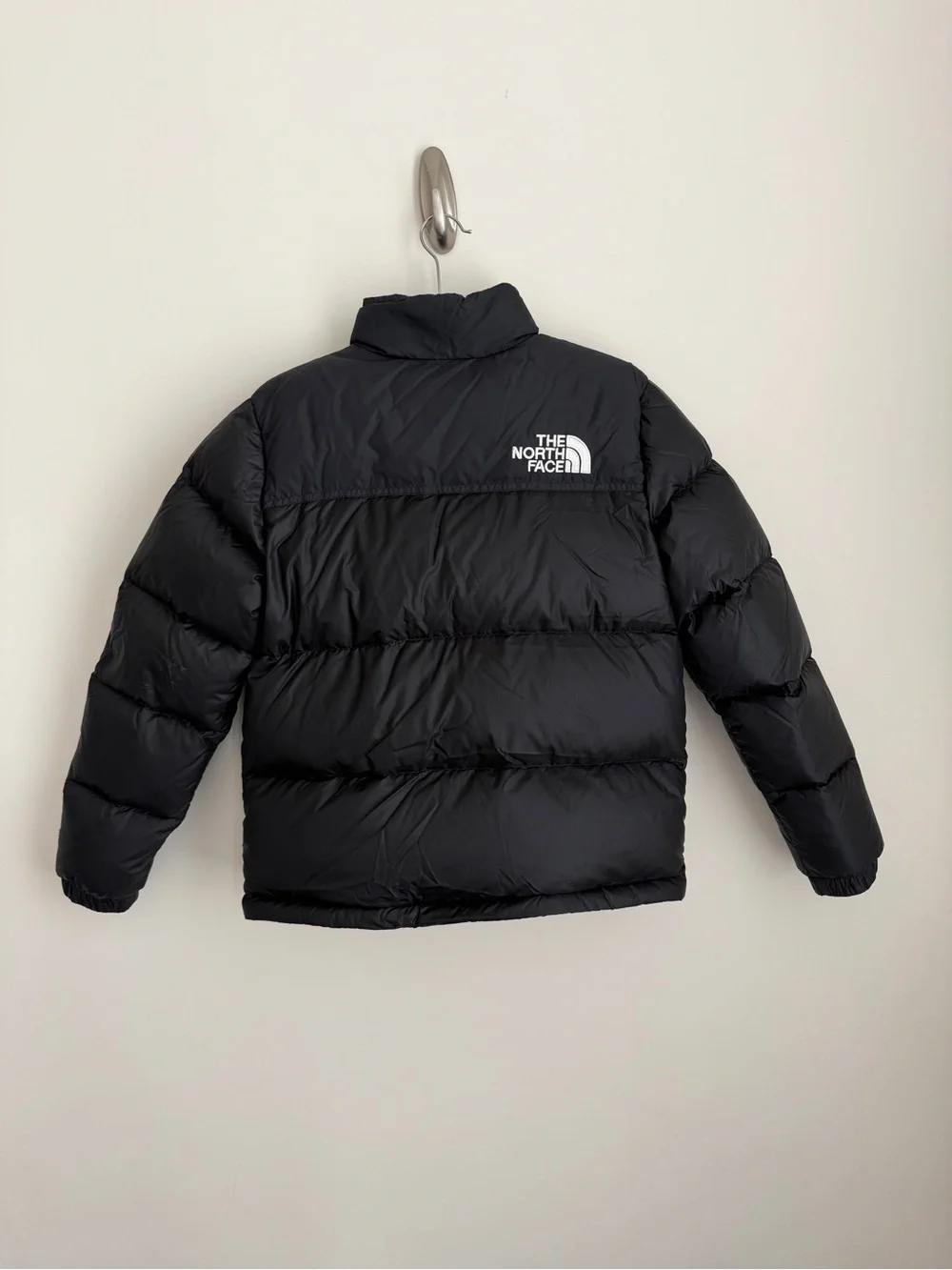 Kids The North Face Retro Nuptse 700 Black Puffer Jacket - Large